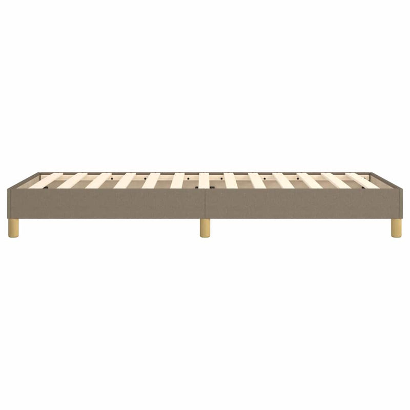 Cadru de pat cu arcuri Taupe 90x190 cm Stofa