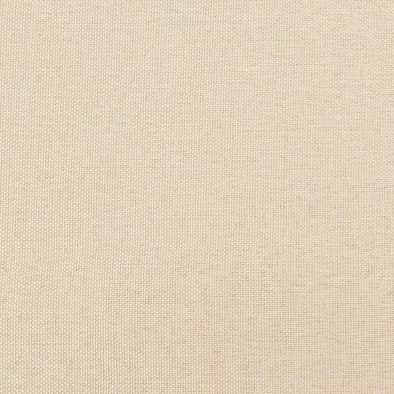 Cadru de pat cu arcuri, crem, 160x200 cm, textil