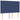Tăblie de pat albastră 144x5x118/128 cm, material textil