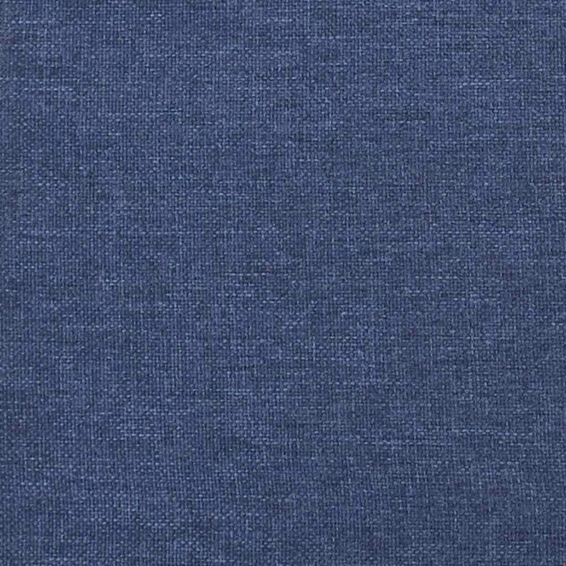 Tăblie de pat albastră 144x5x118/128 cm, material textil