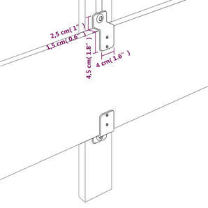 Tăblie de pat gri 90x5x118/128 cm piele ecologică