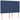 Tăblie de pat albastră 144x5x118/128 cm, material textil