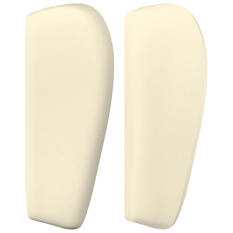 Tăblie de pat cu aripioare crem 163x23x78/88 cm piele ecologică