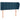 Tăblie pat cu aripioare albastru închis 93x23x78/88 cm textil