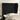 Tăblie de pat cu aripioare, negru, 93x23x118/128 cm, catifea
