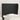 Tăblie de pat cu aripioare, negru, 103x23x118/128 cm, piele eco