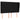 Tăblie de pat cu aripioare, negru, 147x23x118/128 cm, textil
