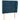 Tăblie pat cu aripioare albastru închis 83x23x118/128cm catifea