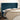 Tăblie pat cu urechi albastru închis 203x23x118/128 cm catifea