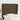 Tăblie de pat cu aripioare maro închis 93x23x118/128 cm textil