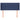 Tăblie de pat cu aripioare albastru 83x16x78/88 cm textil
