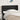 Tăblie de pat cu aripioare negru 83x16x78/88 cm piele ecologică