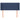 Tăblie de pat cu aripioare albastru 83x16x78/88 cm textil