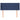 Tăblie de pat cu aripioare albastru 93x16x78/88 cm textil