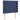Tăblie de pat cu aripioare, albastru, 83x16x118/128 cm, textil
