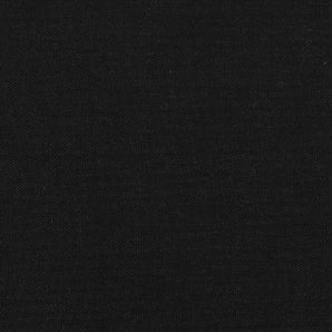 Tăblie de pat cu aripioare, negru, 147x16x118/128 cm, textil