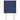 Tăblie de pat cu aripioare, albastru, 83x16x118/128 cm, textil
