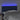 Tăblie de pat cu LED, albastru, 100x5x78/88 cm, textil
