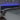 Tăblie de pat cu LED, albastru, 200x5x78/88 cm, textil