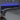 Tăblie de pat cu LED, albastru, 200x5x78/88 cm, textil