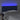 Tăblie de pat cu LED, albastru, 90x5x78/88 cm, textil