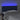 Tăblie de pat cu LED, albastru, 100x5x78/88 cm, textil