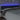 Tăblie de pat cu LED, albastru, 180x5x78/88 cm, textil