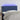 Tăblie de pat cu LED, albastru, 80x5x78/88 cm, textil