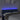 Tăblie de pat cu LED, albastru, 144x7x78/88 cm, textil