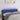 Tăblie de pat cu LED, albastru, 160x7x78/88 cm, textil