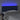 Tăblie de pat cu LED, albastru, 100x5x78/88 cm, textil