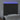 Tăblie de pat cu LED, negru, 100x5x118/128 cm, catifea