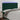 Tăblie de pat cu LED, verde închis, 180x5x118/128 cm, catifea