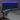 Tăblie de pat cu LED, albastru, 200x5x118/128 cm, textil