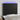 Tăblie de pat cu LED, negru, 100x5x118/128 cm, piele ecologică