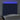 Tăblie de pat cu LED, albastru, 80x5x118/128 cm, textil