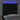 Tăblie de pat cu LED, negru, 100x5x118/128 cm, textil