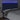 Tăblie de pat cu LED, albastru, 160x5x118/128 cm, textil