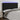 Tăblie de pat cu LED, negru, 180x5x118/128 cm, piele ecologică