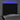 Tăblie de pat cu LED, negru, 90x5x118/128 cm, textil