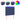 Tăblie de pat cu LED, albastru, 90x5x118/128 cm, textil