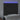 Tăblie de pat cu LED, negru, 90x5x118/128 cm, catifea