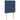 Tăblie de pat cu LED, albastru, 80x7x118/128 cm, textil