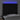 Tăblie de pat cu LED, negru, 90x7x118/128 cm, textil