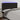 Tăblie de pat cu LED, negru, 180x7x118/128 cm, textil