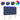 Tăblie de pat cu LED, albastru, 144x5x118/128 cm, textil