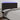 Tăblie de pat cu LED, negru, 180x5x118/128 cm, textil