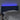 Tăblie de pat cu LED, albastru, 103x16x78/88 cm, textil
