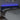 Tăblie de pat cu LED, albastru, 203x16x78/88 cm, textil