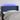 Tăblie de pat cu LED, albastru, 93x16x78/88 cm, textil